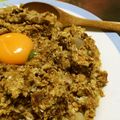 harapecoci's cooksnap of when they made 【20分】黄身トロリ♡おからドライカレー.