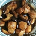 息子は怪獣♪'s cooksnap of when they made 椎茸（しいたけ）と鶏のササミの照り焼き丼.