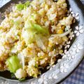 あーもこ's cooksnap of when they made 豚こまとレタスでチャーハン.
