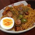 猫になりたい犬's cooksnap of when they made 懐かし喫茶店のナポリタン.
