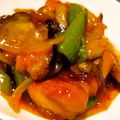 kubotty510's cooksnap of when they made 茄子と鶏肉の甘酢炒め.