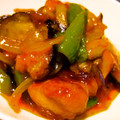 kubotty510's cooksnap of when they made 茄子と鶏肉の甘酢炒め.