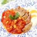 あぽももこ's cooksnap of when they made 豚肉と大豆のトマト煮♡.