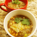 saki1010's cooksnap of when they made 納豆と白菜と春雨のスープ.