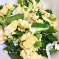 きららんらん☆'s cooksnap of when they made 卵、ニラ、しらす のごま油炒め.