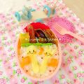 ♡appi♡'s cooksnap of when they made ☆100均の型で可愛いキャラ弁☆.
