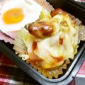 びんび❤'s cooksnap of when they made お弁当に★ポテトとウインナーのチーズ焼き.