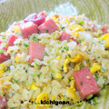 kichicoron's cooksnap of when they made Ｗで香ばしい　胡麻にんにくの炒飯♪.