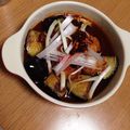 南原さん's cooksnap of when they made 揚げ鶏と茄子の★ピリ辛★つゆ浸し。.