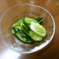 celamica's cooksnap of when they made からし漬け　きゅうり　1本漬け.