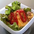 ★はんばーぐらー★'s cooksnap of when they made オムレツ?挽肉そぼろの卵焼き.