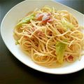 きゃなっこー's cooksnap of when they made 春キャベツとベーコンの和風パスタ☆.