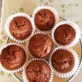 バレーさん's cooksnap of when they made ホケミ&バナナ&ココア入りカップケーキ.