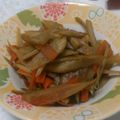 にゃーちゃりちゃん's cooksnap of when they made 竹輪入り☆簡単☆きんぴらごぼう.