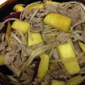 イイネッ＠69's cooksnap of when they made 肉とサツマイモの野菜炒め.
