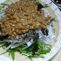 じゅのりこ's cooksnap of when they made ネバトロ〜♪納豆ドレで大根サラダ♪.
