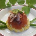 スタイリッシュママ's cooksnap of when they made スモークサーモンとクリチのドーム寿司.