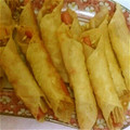 ⓟⓔⓟⓔ's cooksnap of when they made 簡単*えのきとカニカマの巻揚げ.