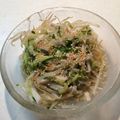 ももぴしゃこ's cooksnap of when they made もやしときゅうりのさっぱりナムル♪ワン☆.