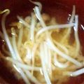 キムチキムチキムチ's cooksnap of when they made もやしのみそ汁.