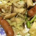 クランベリーー's cooksnap of when they made アスパラ・ウインナーのバター醤油炒め.