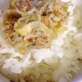 ニャーコ♪'s cooksnap of when they made ちりめんネギ塩ラー油.