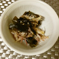 futaba8's cooksnap of when they made 箸休めに…ワカメとミョウガの酢の物♪.