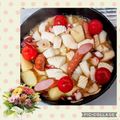 ♪としクック♪'s cooksnap of when they made 簡単☆海鮮とジャガイモのアヒージョ☆.