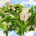 じゅるちゃん's cooksnap of when they made プレ農家めし◆小松菜と豚肉の塩麹炒め.