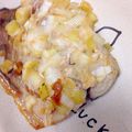 67luna's cooksnap of when they made 鯖と葱のオーブン焼き柚子胡椒大根のせ.