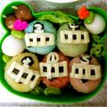 eikokuma's cooksnap of when they made トッキュウジャーころころおにぎりキャラ弁.