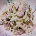 あめふりくまの子's cooksnap of when they made おさかなのソーセージと白菜の和風サラダ.