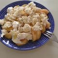 kei-chin's cooksnap of when they made 桃モッツアレラ◆白ワインビネガー.
