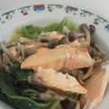 エンジン全快's cooksnap of when they made レンジで♪白菜鮭のぽん酢がけ.