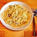 陽和✩'s cooksnap of when they made 超早簡単！！お茶漬けの素でクリームパスタ.