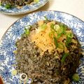 chiriri10's cooksnap of when they made 黒ごまたっぷ～り炒飯.
