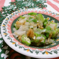 赤い電話's cooksnap of when they made オクラと大根おろしのなめ茸和え.