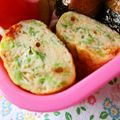 まじゅじゅ's cooksnap of when they made キャベツ、桜えびの彩り卵焼き♪.