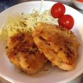 エルママ81's cooksnap of when they made 揚げないササミの梅シソカツ.