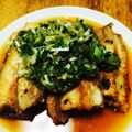 のち0121's cooksnap of when they made ぶっかけ香味だれがうまい♪さんま竜田揚げ.