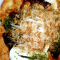 ハルちゃん☆'s cooksnap of when they made 簡単！長ネギとチーズと納豆のお好み焼き.