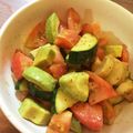 ミルクガラス's cooksnap of when they made ごろごろ野菜と鶏肉のサラダ☆.