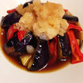 ゆーしんわらく's cooksnap of when they made ナスの揚げ浸しみぞれのせ.
