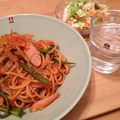 maycoa's cooksnap of when they made 懐かし喫茶店のナポリタン.