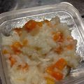しょくぱんまん＊'s cooksnap of when they made 離乳食☆炊飯器で簡単炊き込みお粥～中期～.