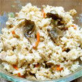 すほっぺ's cooksnap of when they made 【鶏・舞茸の炊き込みごはん】.
