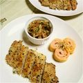 KUMI KUMI's cooksnap of when they made ノンフライ豚もも肉の胡麻カツ.