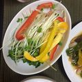 yaokiyaoki's cooksnap of when they made パプリカのガーリック和え.