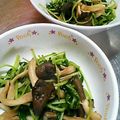 ☆めぇ☆ﾐ's cooksnap of when they made 霜降りひらたけと豆苗のナムル風炒め.