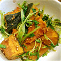 ぱにぱる's cooksnap of when they made かぼちゃと豆苗の胡麻和え.